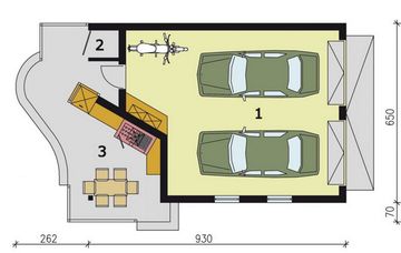 Parter projektu - G190 budynek gospodarczy