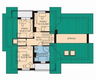 Poddasze projektu - APS 055 + 2G