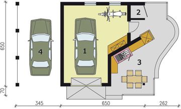 Parter projektu - G192 budynek gospodarczy