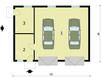 Parter projektu - G197 budynek gospodarczy