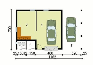 Parter projektu - G118 budynek gospodarczy