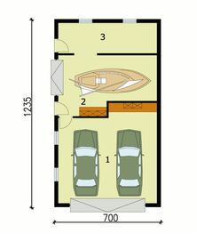 Parter projektu - G127 budynek gospodarczy