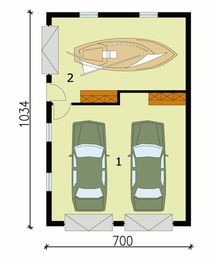 Parter projektu - G130 budynek gospodarczy