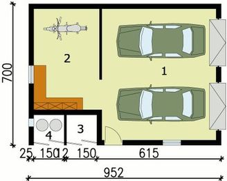 Parter projektu - G134 budynek gospodarczy