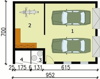 Parter projektu - G135 budynek gospodarczy