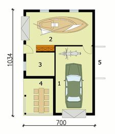 Parter projektu - G136 budynek gospodarczy