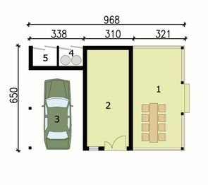 Parter projektu - G139 budynek gospodarczy