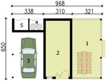 Parter projektu - G140 budynek gospodarczy