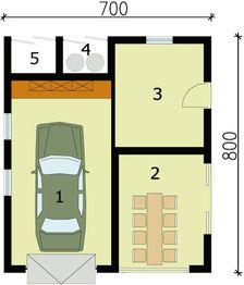 Parter projektu - G141 budynek gospodarczy