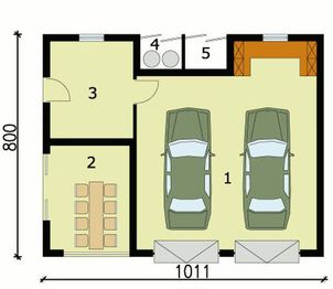 Parter projektu - G145 budynek gospodarczy
