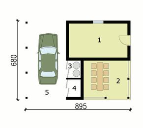 Parter projektu - G152 budynek gospodarczy
