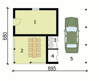 Parter projektu - G153 budynek gospodarczy