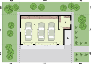 Parter projektu - G158 budynek gospodarczy