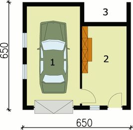 Parter projektu - G74 budynek gospodarczy
