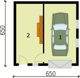 Parter projektu - G75 budynek gospodarczy