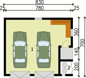 Parter projektu - G98 budynek gospodarczy