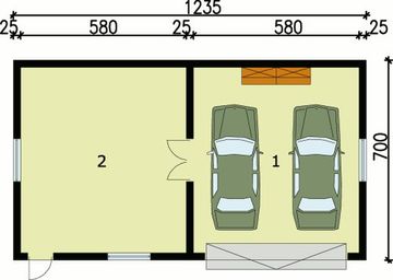Parter projektu - G99 budynek gospodarczy