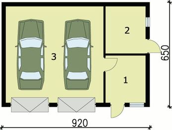Parter projektu - G85 budynek gospodarczy