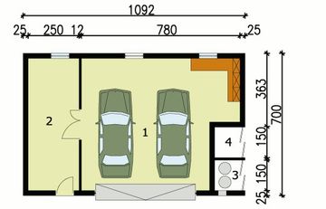 Parter projektu - G103 budynek gospodarczy