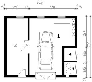 Parter projektu - G106 budynek gospodarczy