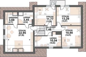 Poddasze projektu - Wezyr II 2G
