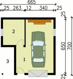 Parter projektu - G23 budynek gospodarczy