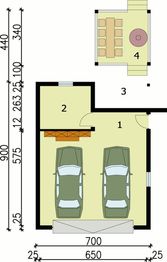 Parter projektu - G25 budynek gospodarczy