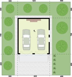 Parter projektu - G32 budynek gospodarczy