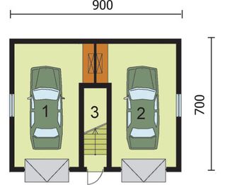Parter projektu - G34 budynek gospodarczy