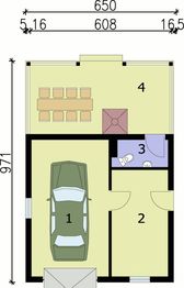 Parter projektu - G57 budynek gospodarczy