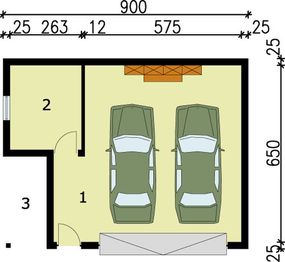 Parter projektu - G58 budynek gospodarczy