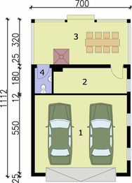 Parter projektu - G60 budynek gospodarczy