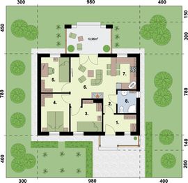 Parter projektu - La Palma 2 dom letniskowy