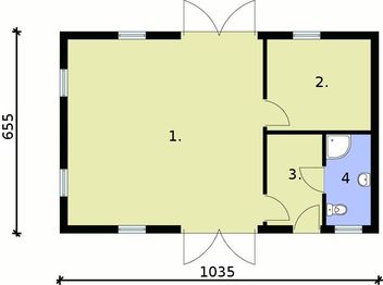 Parter projektu - BGS1 Budynek gospodarczy