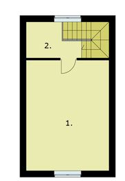 Poddasze projektu - G4 budynek gospodarczy z poddaszem