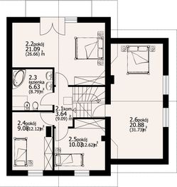 Poddasze projektu - Gładczyn 9