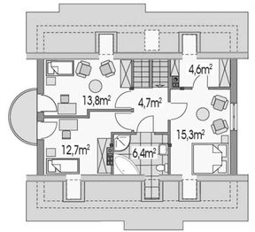 Poddasze projektu - Ewa B