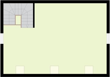 Poddasze projektu - G298 garaż dwustanowiskowy z pomieszczeniem gospodarczym i poddaszem użytkowym