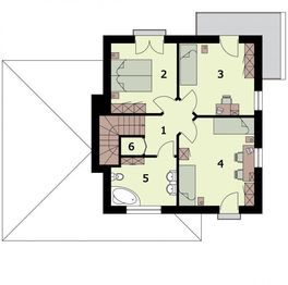 Piętro 1 projektu - Bermejo