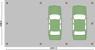 Parter projektu - G265 Wiata garażowa