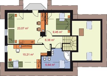 Poddasze projektu - Siena