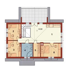 Poddasze projektu - Jeziorak 1