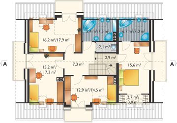 Poddasze projektu - Axel Ceramik - murowana – ceramika