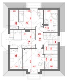 Poddasze projektu - Dom pod słońcem 2