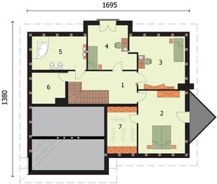 Poddasze projektu - Bibione