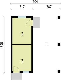 Parter projektu - G212 wiata garażowa