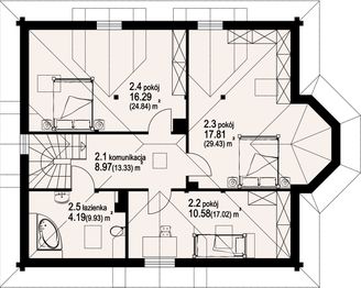 Poddasze projektu - Zagórze małe 2