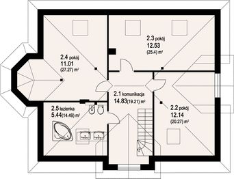 Poddasze projektu - Zarzecze małe 11