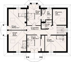 Poddasze projektu - Nowy Dwór