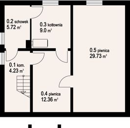 Piwnica projektu - Maków 2p